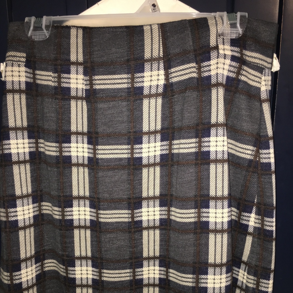 Plaid flannel skirt, Hawthorn Size S